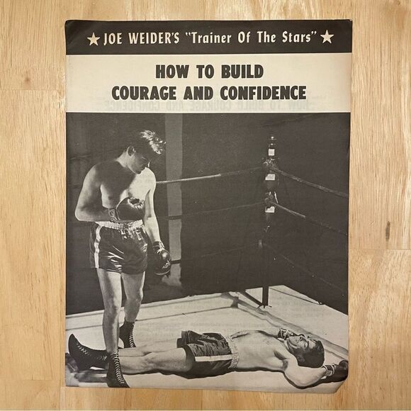 Vintage Joe Weider's How to Build Courage and Confidence Booklet Booklet - Picture 1 of 5